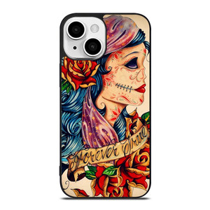 VINTAGE SUGAR SCHOOL TATTOO iPhone 13 Mini Case