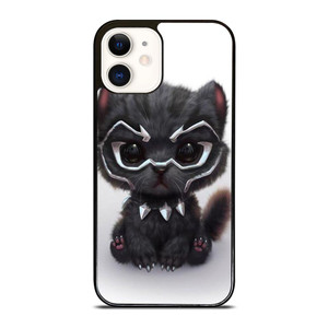 BLACK PANTHER CUTE CAT iPhone 12 Case