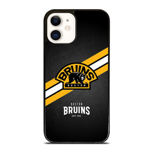 BOSTON BRUINS STRIPE LOGO iPhone 12 Case