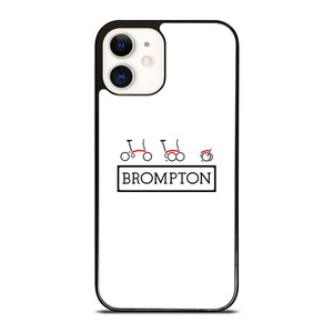 BROMPTON FOLDED BIKE LOGO 2 iPhone 12 Case