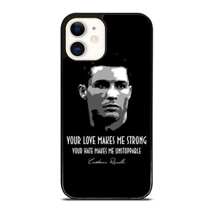 CRISTIANO RONALDO CR7 QUOTE iPhone 12 Case