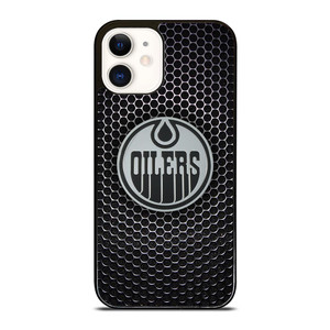 EDMONTON OILERS METAL LOGO iPhone 12 Case