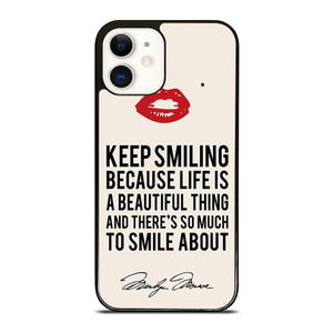 MARYLIN MONROE QUOTES iPhone 12 Case