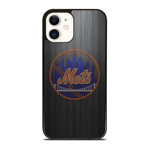 NEW YORK METS WOODEN LOGO iPhone 12 Case