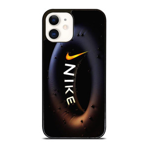 NIKE BLACK RING LOGO iPhone 12 Case