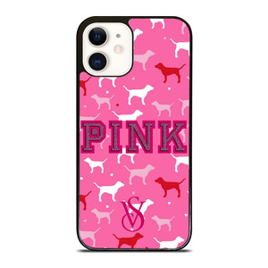 PINK DOG VICTORIA'S SECRET iPhone 12 Case