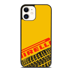 PIRELLI TIRE LOGO YELLOW iPhone 12 Case