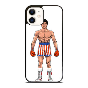 ROCKY BALBOA CARTOON iPhone 12 Case