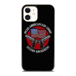 SECOND AMENDEMENT AMERICAN GUN iPhone 12 Case