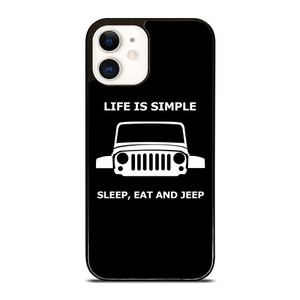 SLEEP EAT AND JEEP iPhone 12 Case