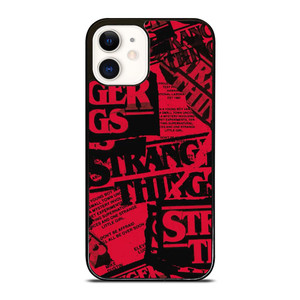 STRANGER THINGS ART LOGO iPhone 12 Case