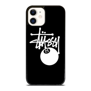 STUSSY BLACK LOGO iPhone 12 Case