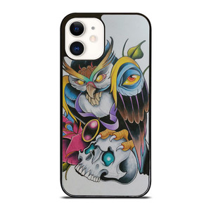 SUGAR SCHOOL OWL TATTOO iPhone 12 Case