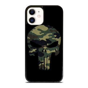 THE PUNISHER LOGO CAMO iPhone 12 Case