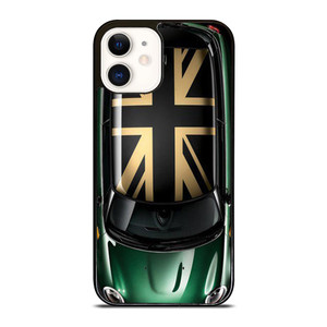 UNIONS JACK MINI COOPER GREEN iPhone 12 Case