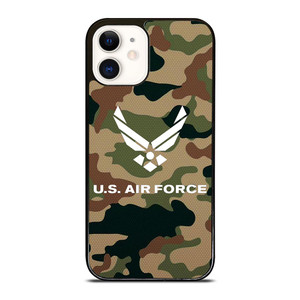 US AIR FORCE LOGO CAMO iPhone 12 Case