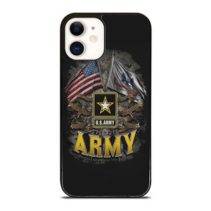 US ARMY LOGO FLAG iPhone 12 Case