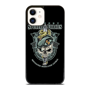 US ARMY SPECIAL FORCES LOGO SKULL iPhone 12 Case