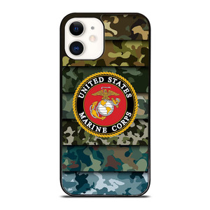 USMC CAMO US MARINE CORPS iPhone 12 Case