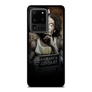 BOB MARLEY JAMAICAN MARIJUANA Samsung Galaxy S20 Ultra Case BOB MARLEY JAMAICAN MARIJUANA Samsung Galaxy S20 Ultra Case