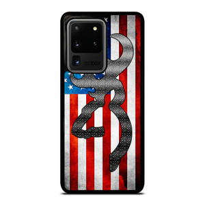 BROWNING CAMO AMERICAN FLAG Samsung Galaxy S20 Ultra  Case