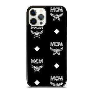 MCM WORLDWIDE LOGO BLACK iPhone 12 Pro Case