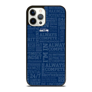 SEATTLE SEAHAWKS NFL QUOTE iPhone 12 Pro Case
