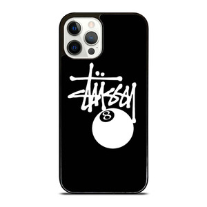STUSSY BLACK LOGO iPhone 12 Pro Case