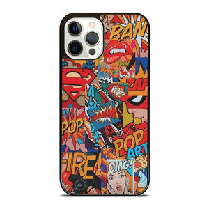 SUPERHERO DC MARVEL POP ART iPhone 12 Pro Case