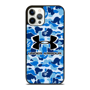 UNDER ARMOUR BLUE CAMO BAPE iPhone 12 Pro Case