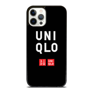 UNIQLO LOGO BLACK 2 iPhone 12 Pro Case