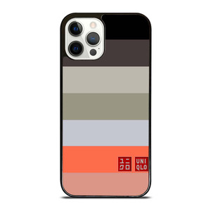 UNIQLO LOGO COLORFUL STRIPES iPhone 12 Pro Case