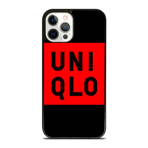 UNIQLO LOGO RED BLACK iPhone 12 Pro Case