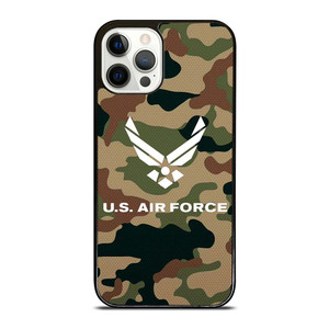 US AIR FORCE LOGO CAMO iPhone 12 Pro Case