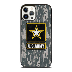 US ARMY ARMY LOGO CAMO PIXEL iPhone 12 Pro Case