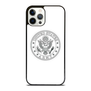 US ARMY EMBLEM WHITE iPhone 12 Pro Case