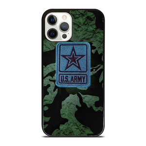 US ARMY LOGO EMBROIDERY CAMO iPhone 12 Pro Case