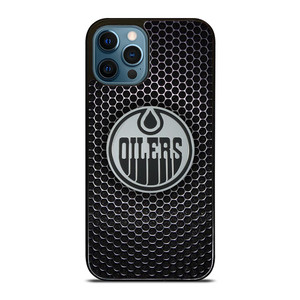 EDMONTON OILERS METAL LOGO iPhone 12 Pro Max Case