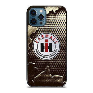 INTERNATIONAL HARVESTER FARMALL METAL LOGO iPhone 12 Pro Max Case