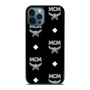 MCM WORLDWIDE LOGO BLACK iPhone 12 Pro Max Case