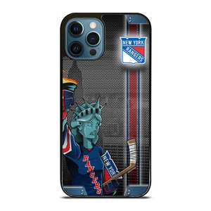 NEW YORK RANGERS NHL LIBERTY STATUE iPhone 12 Pro Max Case