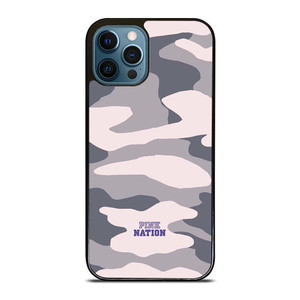 PINK NATION VICTORIA'S SECRET LOGO CAMO iPhone 12 Pro Max Case