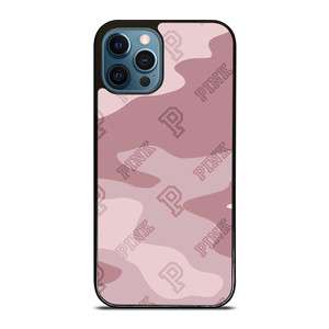 PINK NATION VICTORIA'S SECRET LOGO ICON CAMO iPhone 12 Pro Max Case