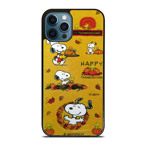 SNOOPY THE PEANUTS THANKSGIVING iPhone 12 Pro Max Case