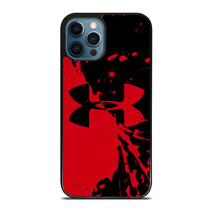 UNDER ARMOUR LOGO RED BLACK iPhone 12 Pro Max Case