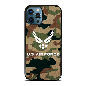 US AIR FORCE LOGO CAMO iPhone 12 Pro Max Case