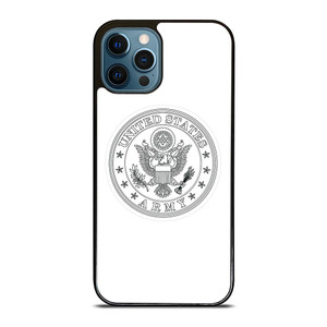 US ARMY EMBLEM WHITE iPhone 12 Pro Max Case