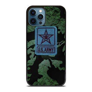 US ARMY LOGO EMBROIDERY CAMO iPhone 12 Pro Max Case