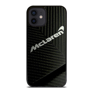 MCLAREN CAR LOGO CARBON iPhone 12 Mini Case