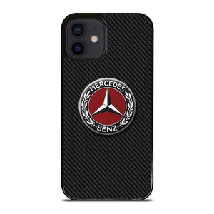 MERCEDES BENZ CLASSIC LOGO CARBON iPhone 12 Mini Case